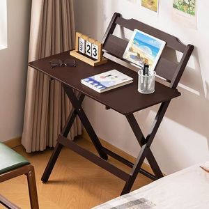 2026 Modern <b>Foldable</b> Bamboo Writing <b>Desk</b> Adjustable Home Furniture for Primary School Students <b>Small</b> Apartments for Home Office - Product Image 2