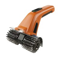 Brosse de nettoyage électrique automatique haut de gamme pour barbecue avec têtes interchangeables, dégraissant puissant et outil de nettoyage robuste pour l'extérieur