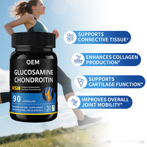 Capsules OEM <span class=keywords><strong>de</strong></span> <span class=keywords><strong>Glucosamine</strong></span>, Chondroïtine <span class=keywords><strong>Sulfate</strong></span> et MSM, 90 unités, certifiées Halal, pour la santé des articulations et le soutien <span class=keywords><strong>de</strong></span> la densité osseuse - Product Image 3