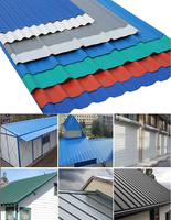 Panneaux de toiture en acier galvanisé prépeints, couleur RAL personnalisée, tôles de toiture en métal galvanisé