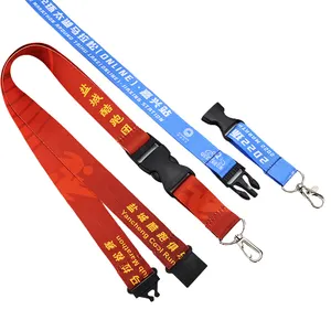 Manufacturer Custom Personalized Printing Polyester Sublimation Lanyards For Id Card Badges Holder