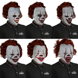 Máscara de Payaso Malvado, Máscara de Terror Realista de Látex, Disfraz de Halloween, Accesorio para Cosplay y Fiestas - Product Image 2