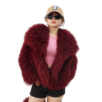 Veste en fausse fourrure mongole épaisse et duveteuse pour femme, style urbain classique, manches longues, plusieurs modèles, vente en gros
