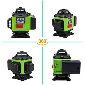 Laser Level Professional 16 Lines Green Light Automatic Leveling With Tripod And Case For Construction - Product Image 4