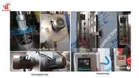 QUANPIN CE CT-1 d'énergie séchoir électrique four chariot économie d'air chaud Circulation déshydrateur Machine alimentaire boeuf traitement PLC pompe