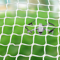 Filet anti-drone en nylon/PE/polyester pour drone, véhicule aérien sans pilote, filet de sécurité anti-drone