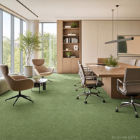 Moquette ignifuge de qualité commerciale certifiée anti-feu, texture polyvalente, pour salle de réception, bureau