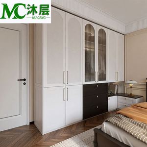 Custom Modern Solid Wood Walk-in Closet Organizer Storage Armoire Furniture System Living Room <b>Sideboards</b> Handmade Eco-Friendly - Product Image 3