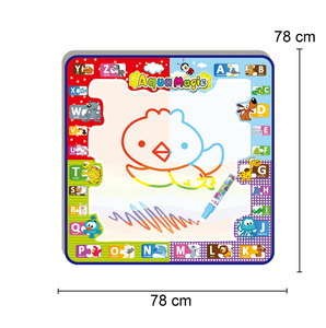 Juguete educativo 78*78cm de agua grande <span class=keywords><strong>dibujo</strong></span> lona mat de tela reutilizable aqua doodle estera para niños - Product Image 5