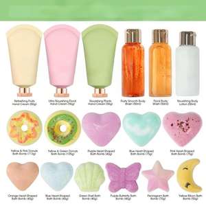 <span class=keywords><strong>Coffret</strong></span> cadeau de soins de la peau pour femmes, marque privée, naturel, moderne, SPA, avec lotion pour le corps, crème pour les mains, gel <span class=keywords><strong>douche</strong></span>, bombes de <span class=keywords><strong>bain</strong></span> - Nettoyage - Product Image 4