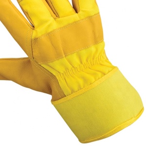 Guantes de cuero de vaca de grano superior aprobados por ANSI de Pakistán y guantes de mano Canadian Rigger para uso en el trabajo guantes de trabajo - Product Image 5