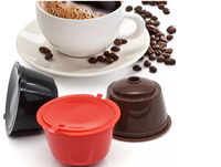 Capsules de café professionnelles réutilisables pour Dolce Gusto, dosettes à filtres rechargeables, acier inoxydable, tasse, filtres, dosettes