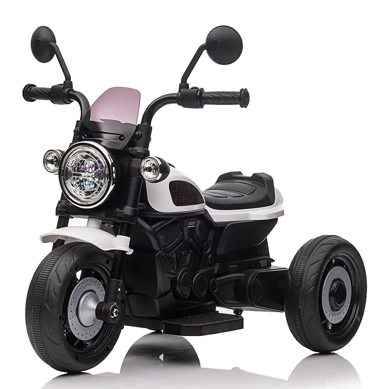 ¡Novedad de 2024! Triciclo de rueda iluminada de juguete de motocicleta de plástico para niños pequeños de 2 a 4 años y de 5 a 7 años, niña Unisex