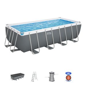 <span class=keywords><strong>Piscina</strong></span> Bestway 56670 Power Steel Frame, rectangular grande, sobre el suelo, de 4.88*<span class=keywords><strong>2.44</strong></span>*1.22m - Product Image 2