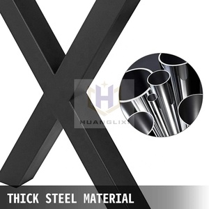 اطارات طاولات للمطاعم الصناعية، اطارات معدنية لمكاتب المطاعم، اطار معدني للاثاث واستراحة الطعام والقهوة من الحديد الزهر - Product Image 4