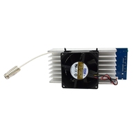 150W Stéréo RF transmetteur FM amplificateur 76M-108MHz fréquence avec Ventilateur et antenne Radio Station module DC 48V