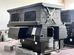 Modern 4x4 Foldable Expanded Aluminum Lightweight Waterproof <strong>Camping</strong> <strong>Pod</strong> Travel <strong>Trailer</strong> for Outdoor Adventure - Product Image 3