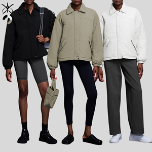 Chaqueta Informal Versátil de Algodón con Cuello para Mujer, Chaqueta Ligera Impermeable para Otoño/Invierno, <span class=keywords><strong>Abrigo</strong></span> Grueso y Holgado - Product Image 3