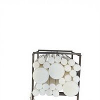 Plaques en polyéthylène de taille personnalisée, noir et blanc, feuilles en plastique PE HDPE, tiges en plastique durables de différentes tailles
