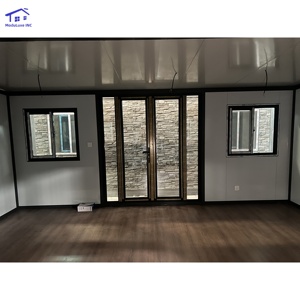 Extensions préfabriquées de 20 et 40 pieds avec balustrades de terrasse, toits à pignon, portails et installation rapide - Product Image 6