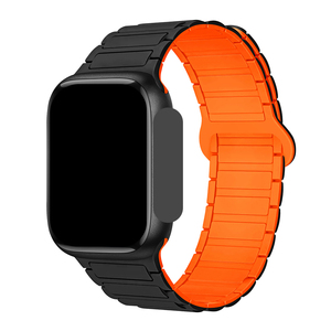 Bracelets de montre magnétiques en silicone 42/44/45/49 mm Ultra 2, <span class=keywords><strong>bracelet</strong></span> sport réglable pour <span class=keywords><strong>Apple</strong></span> <span class=keywords><strong>Watch</strong></span> 6/7/8/9/10 - Product Image 4