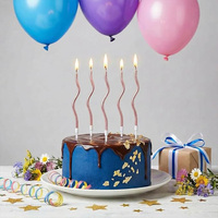 Bougies d'anniversaire colorées populaires en gros pour les fêtes d'anniversaire et les décorations de pâtisserie