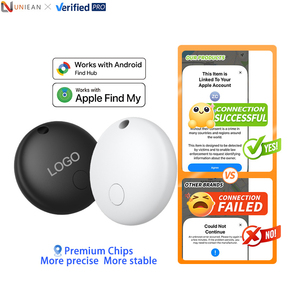 Traqueur GPS UNIEAN FM08 Localisateur Anti-Perte Connecté Type AirTag Clé Portefeuille Certifié ROHS pour Apple et Android - Product Image 1