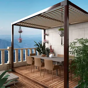 Dış köşe çapa Gazebo kitleri açı takviye Pergola parantez çelik