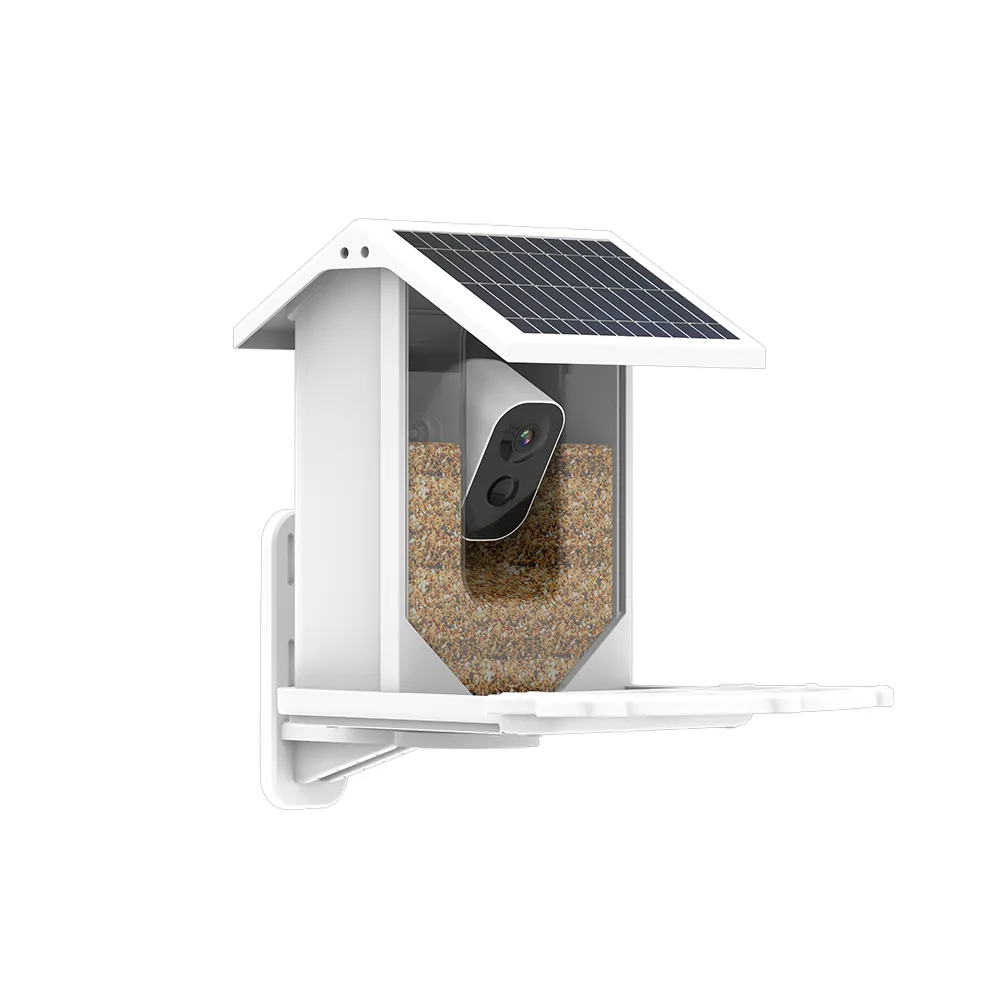 Outdoor Wildlife Monitoring Camera Vogel Op Afstand Bekijken Ai Bird Feeder Maakt Foto 'S Video 'S Tuin Slimme Vogelvoeder