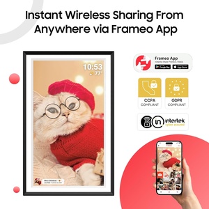 กรอบรูปดิจิตอล 15.6 นิ้ว, หน้าจอสัมผัส IPS กรอบรูปดิจิตอล WiFi พร้อมหน่วยความจำ 32GB, แชร์รูปภาพและวิดีโอได้ทันทีผ่านแอป Frameo - Product Image 3