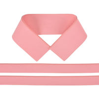Precio al por mayor Cuello de punto jacquard y rib de poliéster spandex para cuello de camiseta y puño de manga