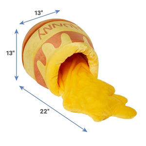 Grappige Luxe <span class=keywords><strong>Indoor</strong></span> Hondenhuis Effen Patroon Schuim Huisdierenbed Gezellig Schattige Honingpot Voor Kat En Hond Om Te Knuffelen Slaap Verpakt In Doos - Product Image 4