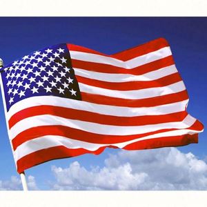 Custom USA <b>Flag</b> 3x5ft Reusable Polyester Outdoor Advertising Hanging <b>Flag</b> with Two Grommets - Product Image 4