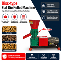 Machine à granulés d'aliments pour volailles et bétail, compacte, portable, facile à utiliser, pour usage agricole, type D, à matrice plate, à entraînement électrique, construction métallique