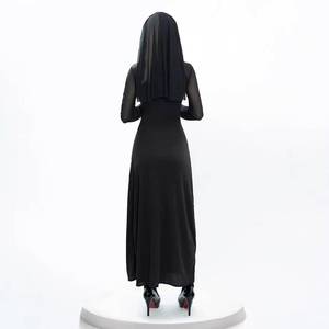 Nuevo Disfraz de Monja Sexy para Adultos de Halloween, Disfraz de Cosplay con Cruz Negra, Vestido para Actuaciones de Carnaval - Product Image 2