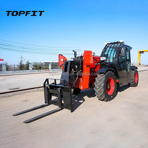 Cargador telescópico de 3 etapas con motor Yuchai de 91KW, capacidad de cazo de 1m³, alta eficiencia, cámaras de respaldo delanteras/traseras, 4WD - Product Image 1