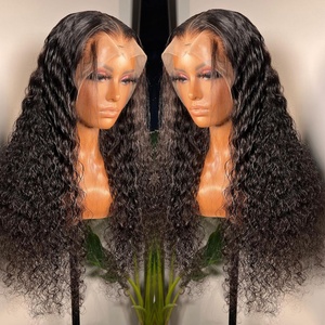 Perruque à Ondes Naturelles Ms-Beauty, Cheveux Humains Non Traités, Alignement des Cuticules, Dentelle Suisse Pré-Épilée, 13x4 Lace Front - Product Image 2