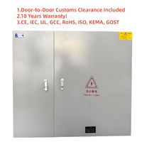 Boîtier de distribution ATS 415V AC 1500A Type MCCB, appareillage de commutation double alimentation pour salle de distribution d'énergie solaire