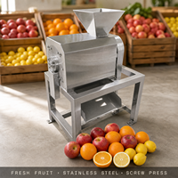 Industriële machine voor hoge productiviteit mango-pulper/fruchtpulp-sapmaker/mango-puree-extractor voor fruitverwerking