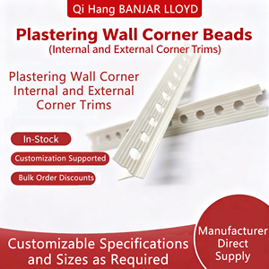 ลูกปัดมุมแบบมีรูพรุนสำหรับมุมภายนอกทำจากสแตนเลสและอลูมิเนียม drywall - Product Image 6