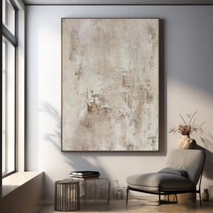 Cuadro Decorativo <span class=keywords><strong>de</strong></span> Lujo para el Hogar, Arte Abstracto con Textura en Tonos Tierra, <span class=keywords><strong>Pintura</strong></span> al Óleo Pintada a Mano sobre Lienzo, Cuadro Moderno Grande para - Product Image 2