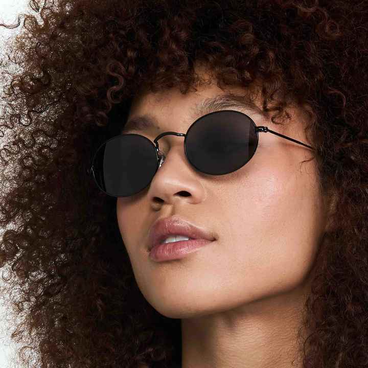 New Retro Small Frame Metal Hip Hop Sunglasses