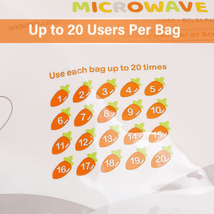 Bolsas esterilizadoras <span class=keywords><strong>de</strong></span> vapor <span class=keywords><strong>para</strong></span> <span class=keywords><strong>microondas</strong></span> <span class=keywords><strong>para</strong></span> botella <span class=keywords><strong>de</strong></span> vapor <span class=keywords><strong>de</strong></span> bebé bomba <span class=keywords><strong>de</strong></span> pezón bolsa esterilizada sin BPA 20 veces <span class=keywords><strong>de</strong></span> uso - Product Image 4