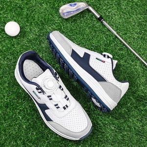 Nouvelle Arrivée 2026 – Chaussures de <span class=keywords><strong>Golf</strong></span> pour Hommes à Bout Extra Large, en Maille Imperméable, à Pointes, Grandes Tailles, Antidérapantes, Logo Personnalisé, Vente en Gros - Product Image 2