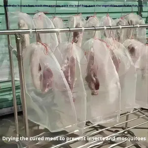 Bolsa de Malla Plegable Portátil de 80 Malla, de Plástico/Poliéster, Gruesa, Transpirable, Impermeable, Ecológica, a Prueba de Insectos y Aves, para Carpas - Product Image 2