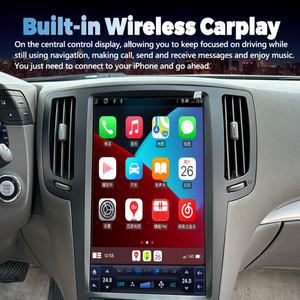 Écran Android Tesla 13,6 pouces 2din pour INFINITI G37 2007-2013, GPS, Carplay, lecteur multimédia vidéo, autoradio, système de navigation, unité principale - Product Image 5