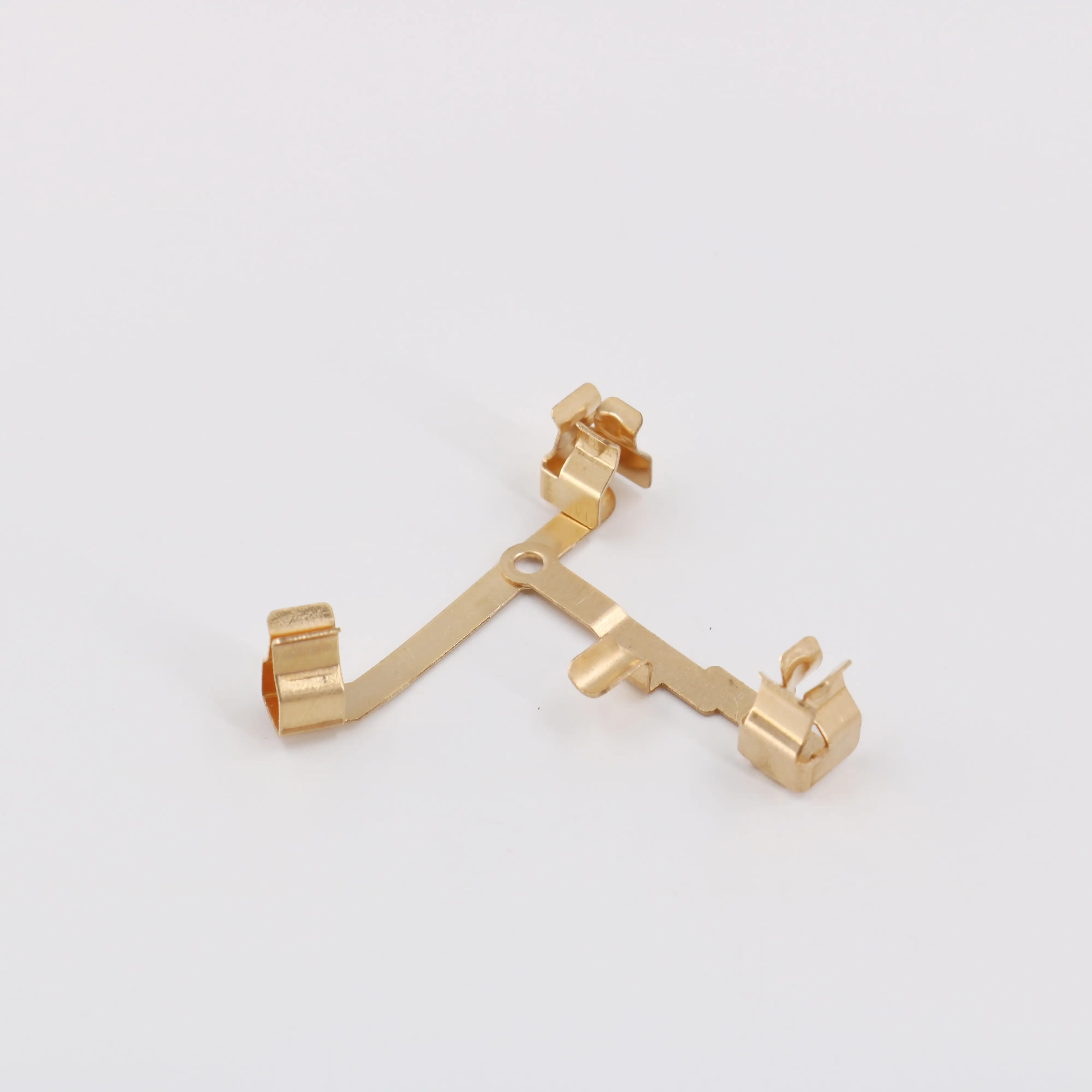 OEM chất lượng cao Brass Phụ kiện điện chuyển đổi thiết bị đầu cuối liên hệ với độ chính xác cao Brass dập phần đồng chuyển đổi liên hệ với