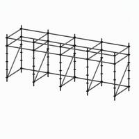 Andamio de Acero Portátil de Montaje Rápido para Puestos de Venta Ambulantes, Ideal para Festivales Gastronómicos, Mercados Nocturnos y Puestos de Calle