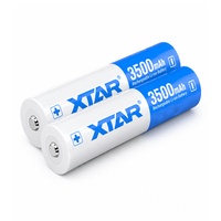 XTAR Protected 18650 Li Ion Rechargeable Battery 3500 MAh 3.6 v 10A Lithium Ion Battery 18650 Pile Lithium 3.6v 3500mAh