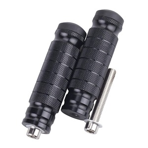 1Pair 8mm CNC Motorcycle Knurled Foot Pegs Anti-Skid Rearset Passenger <b>Footrest</b> for YAMAHA for Honda Ducati Aprilia - Product Image 2